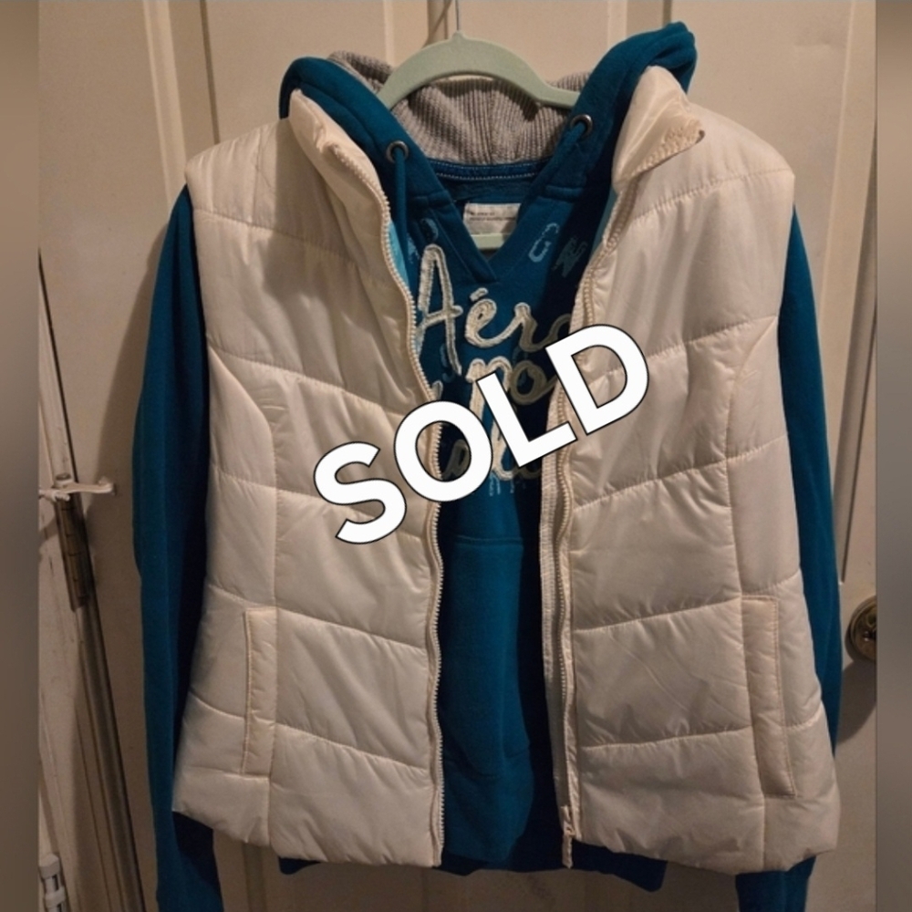 Aeropostale Set Hoodie & Vest -  XL